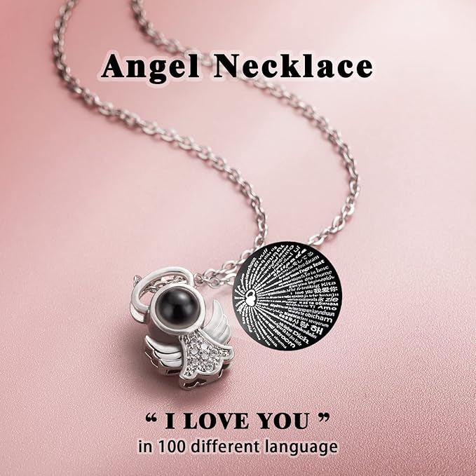 Angel Preserved Roses, Birthday Gifts for Women, Mom, Grandma, Wife, Mothers Day Glass Angel Women's Gifts, Wedding Gifts, Valentines Gifts for Her, Mothers Day Wishes Gifts for Mom