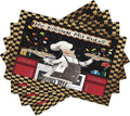 Fat Chef Kitchen Linen Placemats Set of 4 Funny Cooking Theme Placemats for Indoor Outdoor Party Home Desktop Dining Room Decor 12x18 Inch