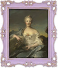 SIMON'S SHOP 8x10 Picture Frame for Wall and Table-top, Vintage Picture Frames 8x10, Rococo Style Lilac Photo Display Vertical or Horizontal