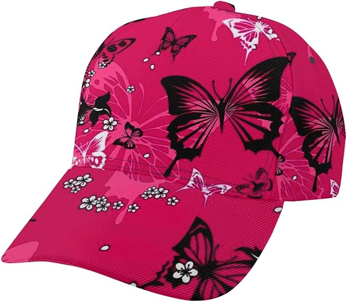 Pastel Cornflowers Floral Baseball Cap Dad Hats All-Over Print Fashion Accessory 100% Polyester Adjusts to Fit Most