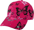 Pastel Cornflowers Floral Baseball Cap Dad Hats All-Over Print Fashion Accessory 100% Polyester Adjusts to Fit Most