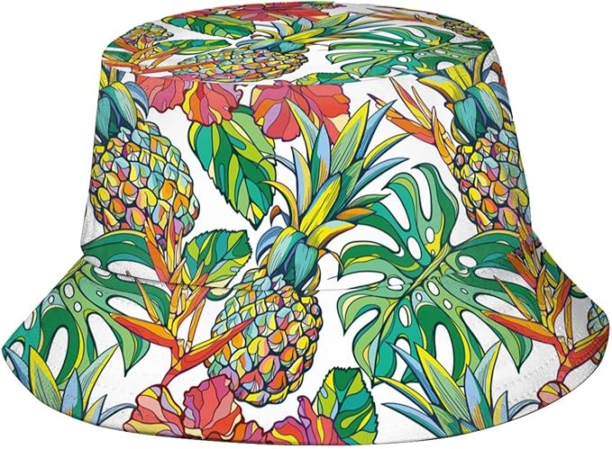 Bucket Hat Sun Beach Packable Fisherman Cap for Women Men Summer Outdoor Hiking