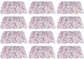 12 PCS Artificial Flower Wall Panels 24" x 16" Decorative Hydrangea and Rose Flower Backdrop Panels Wedding Party Event Decoration Photo Backdrop Decor (12 PCS, Pink + White)