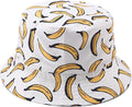 Bucket Hat for Women Men, Cotton Reversible Double Side Wear Sun Hats Beach Fisherman Hat