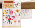 Maison d' Hermine Table runner 100% Cotton Single Layer Table Runners 72 inches long Decorative for Home Kitchen Dining Party Wedding Bridal Shower Spring Summer (Happy Florals - Sweety, 14.50" x 72")