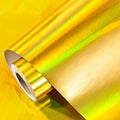 LeZakaa Gold Wrapping Paper Roll, Holographic Iridescent Wrapping Paper for Birthday, Chritsmas, Wedding, Holiday, Large Roll, 30 inches x 32.8 Feet (92.9 sq.ft.)