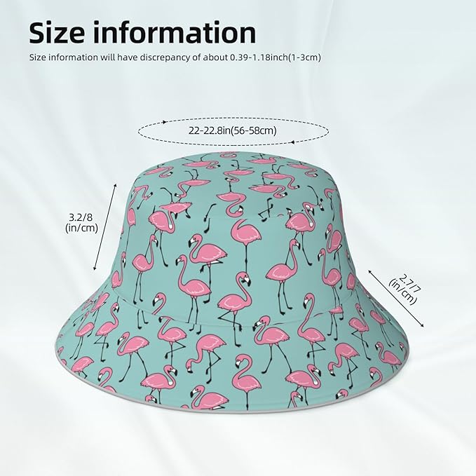 Hat Reversible Fisherman Hats Double Sided Wearing for Women Men Boys Girls