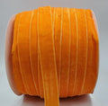 10 Yards Orange Velvet Ribbon Spool (Orange, 1")