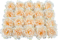 20pcs 5" Artificial Flower Peonies, Silk Peonies with 6" Stems, Flowers Suitable for Wedding Bouquets, Home Party Decoration (Nude)