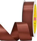 Double Face Rust Satin Ribbon 7/8 inch X 25 Yards Polyester Rust Ribbon for Gift Wrapping Very Suitable for Weddings Party Hair Bow Invitation Decorations and More