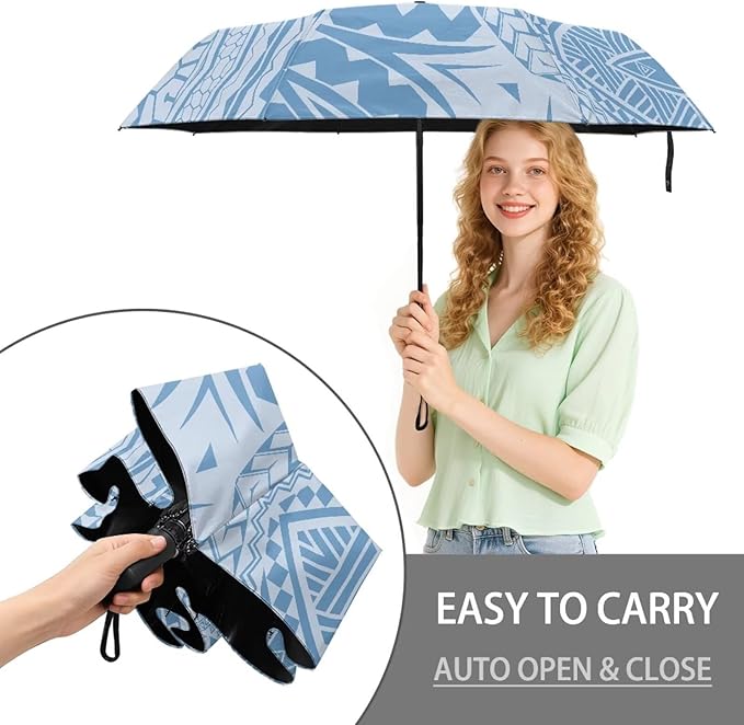 Umbrellas for Rain Lightweight Travel Umbrella 42" Canopy UV Protection Sun Umbrella Windproof Compact Umbrellas
