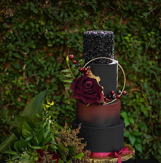Burgundy Roses 16pcs Artificial Velvet Roses Maroon Flowers 4.3" Burgundy Fake Flowers Dark Red Roses for Wedding Bouquet Flowers for Floral Centerpieces Home Party Decor (Burgundy)
