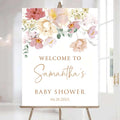 Editable Wildflower Baby Shower Welcome Sign, Personalized Boho Floral Baby Shower Sign, Spring Flowers Theme, Elegant Flower Decorations, Custom Name Signage for Boy or Girl #24