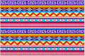 Aztec Rainbow Western Placemats Set of 6 PVC Vinyl Non Slip Table Mats Waterproof Heat Resistant Place Mats Washable Wipeable Dining Table Mat for Kitchen Party Indoor Outdoor Decorative