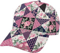 Floral Baseball Cap for Women Fashionable Adjustable Dad Hat Low Profile Running Hat for Summer Sporting Working Hiking