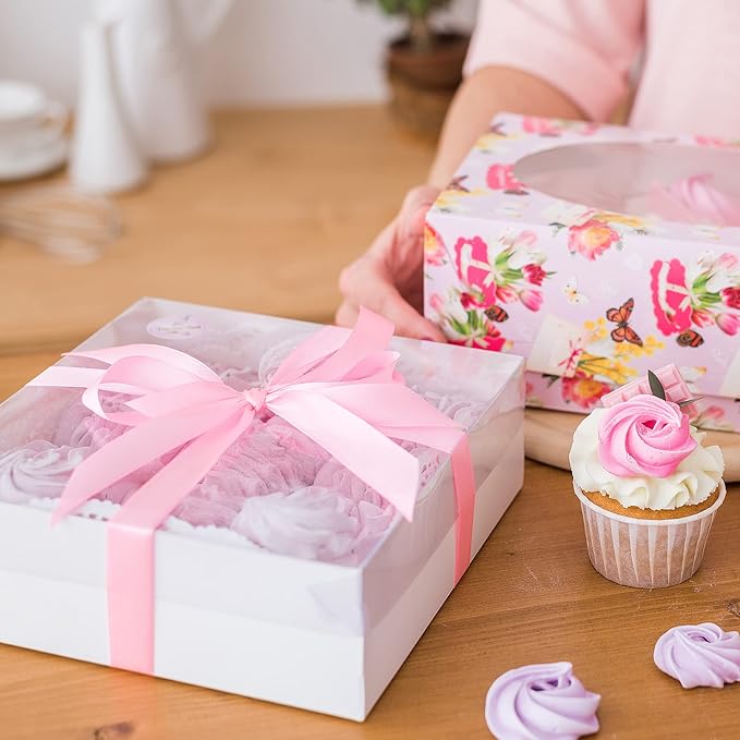 LIUYAXI Pink Double Faced Satin Ribbon, 3/8" X Continuous 25 Yards, Ribbons Perfect for Gift Wrapping Bows Bouquet Wedding Decor DIY Craft and More