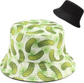 Malaxlx Bucket Hat Beach Sun Hat Fishing Hat for Women Men, Outdoor Travel Reversible Double Side Wear Fisherman Hat