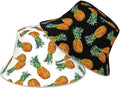 Bucket Hat Beach Summer Sun Hat Reversible Fisherman Hats Double Sided Wearing for Women Men Boys Girls