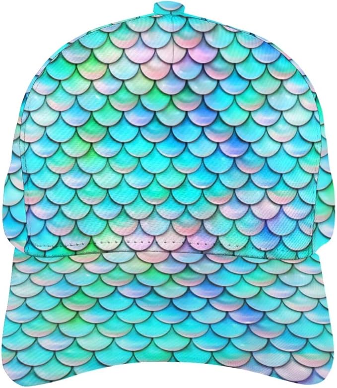 Pastel Cornflowers Floral Baseball Cap Dad Hats All-Over Print Fashion Accessory 100% Polyester Adjusts to Fit Most