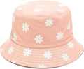 Mashiaoyi Unisex Print Double-Side-Wear Reversible Bucket Hat