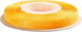 3/8 Inch Yellow Gold Shimmer Sheer Organza Ribbon Sheer Chiffon Ribbon 50 Yards-Roll Multiple Colors Available for Gift Wrapping Wedding Events Christmas Décor