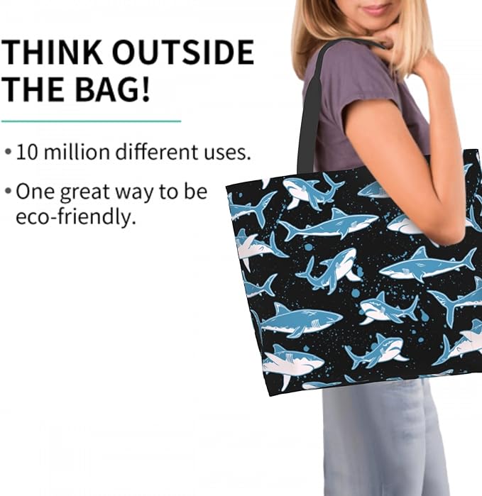 Shoulder Bag Large Reusable Eco-friendly Shopping Bags Portable Storage Handbag
