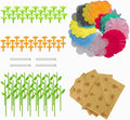 Soupost Kids' Flower Press Kits Toy Accessories DIY Flower Bouquet Craft - Arts & Crafts Toy Parts