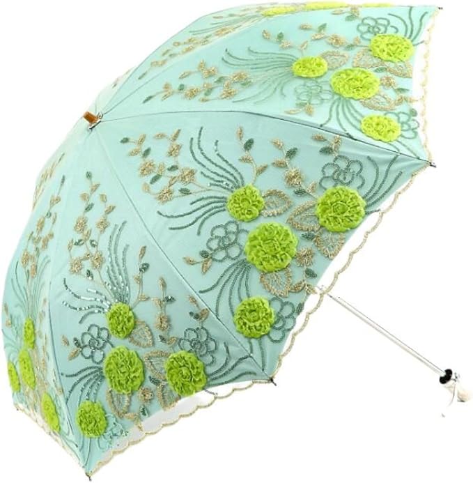 Honeystore Flower Lace Parasols for Wedding Party Lace Bridal Umbrella