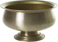 Fiona Metal Gold Compote for Plant and Flowers| Modern Bowl Decor for Home or Office l Indoor and Outdoor Vase for Any Event Decorations (9.75"x 5.75") (72201)