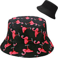 Malaxlx Bucket Hat Beach Sun Hat Fishing Hat for Women Men, Outdoor Travel Reversible Double Side Wear Fisherman Hat