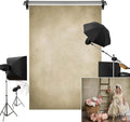 Kate 10x15ft/3m(W) x4.5m(H) Tan Backdrop Texture Brown Background Portrait Photography Studio Props