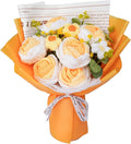 CHUNY Handmade Crochet Flower Bouquet, Knitted Flowers Rose for Lover, Family, Friends, Yarn Bouquet As a Everlasting Gift for Fathers Day, Wedding, Birthday, Anniversary, Graduation
