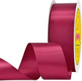 Double Face Beauty Red Satin Ribbon 1-1/2" X 50 Yards Polyester Beauty Red Ribbon for Gift Wrapping Very Suitable for Weddings Party Hair Bow Invitation Decorations and More