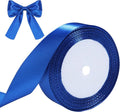 Royal Blue Ribbon for Gift Wrapping, 1 inch Polyester Satin Hair Ribbon for Flower Bouquet, Weeding Decoration, Baby Shower, Crafts Bows Fabric Christmas Ribbons 25 Yards