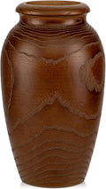 9" Tall Handmade Wooden Flower Vase, Large Wood Vase Decoration for Flower Arrangement Home Decoration