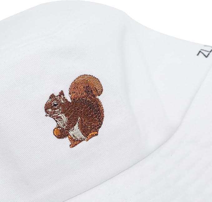 ZLYC Unisex Fashion Embroidered Bucket Hat Summer Fisherman Cap for Men Women