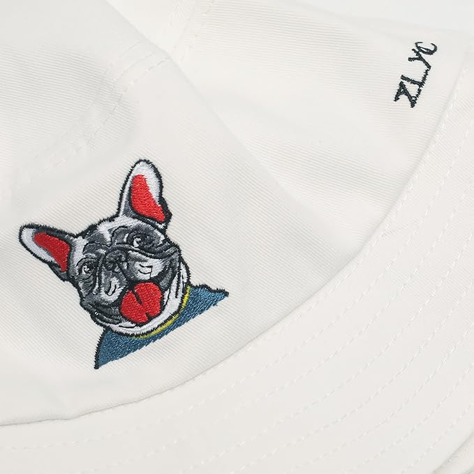 ZLYC Unisex Fashion Embroidered Bucket Hat Summer Fisherman Cap for Men Women