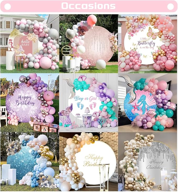 OERJU 6x6ft Bear Baby Shower Round Backdrop We Can Bearly Wait Lovely Photography Background Green Leaves Floral Circle Backdrop Cover Birthday Gender Reveal Party Decoration Photo Booth Props