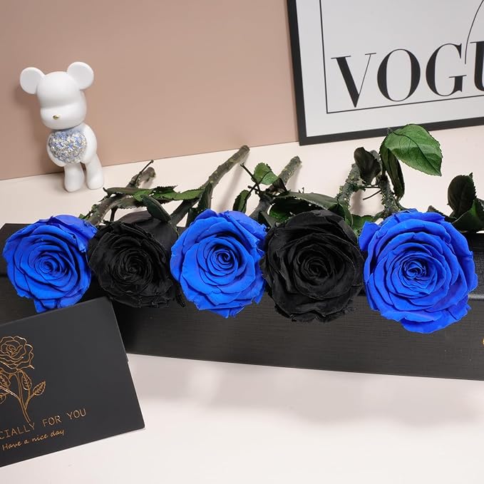 Yamonic Preserved Flowers Rose Gifts for Women Mom, Mothers Day Flowers Gifts for Mom, Real Flower Rose Birthday Gifts for Her, Grandma, Wife,Girlfriend Gifts on Christmas,Valentine's Day,Anniversary