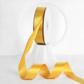 MEEDEE Yellow 1 Inch Ribbon Yellow Satin Ribbon Lux Double Faced Ribbons by 50 Yards Polyester Wrapping Ribbons for Crafts, Wedding, Flower Bouquet, Holiday Decorating