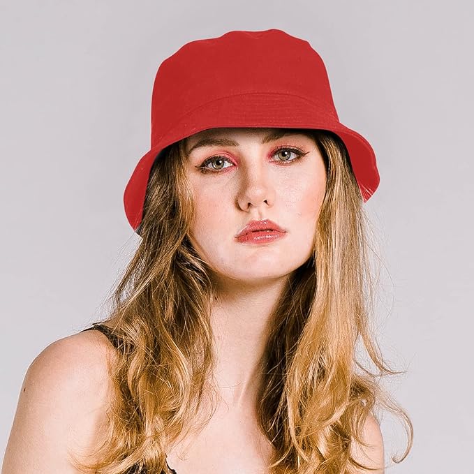 Rosoz 1 & 2 Pack Bucket Hat for Women Men Summer Travel Beach Sun Hat Outdoor Cap Unisex Bucket Hats