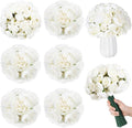 XunYee 85 Pcs Artificial Peony Flower Bulk for Wedding Party Faux Peony Bouquet Silk Florals Arrangements for Wedding Table Centerpiece Festival Birthday Vase Decoration(White)