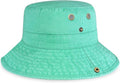 Hot Summer Bucket Hat - Trendy Cotton Sun Hat for Beach, Golf, Fishing - Fun Outdoor Vacation Boonie for Men and Women