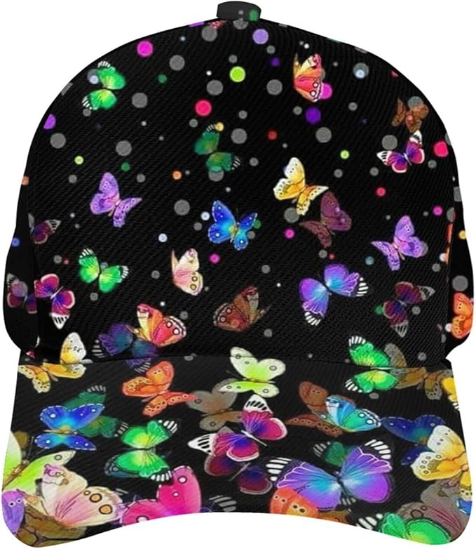 Floral Baseball Cap for Women Fashionable Adjustable Dad Hat Low Profile Running Hat for Summer Sporting Working Hiking
