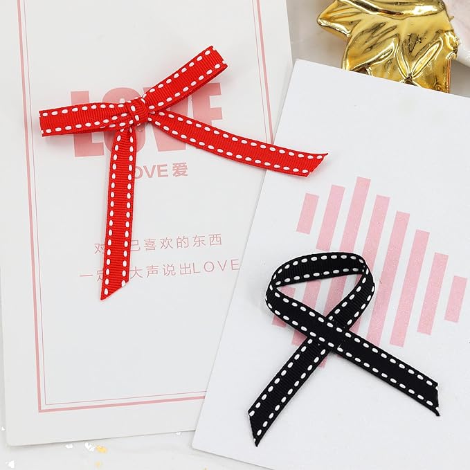 3/8" White Jump Point Grosgrain Ribbons, Perfect for Gift Wrapping Crafts Party Wedding Birthday Decoratio, DIY Crafts Bow Hair Headband Accessories Assorted Ribbon 40yd(20x2yd)