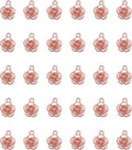 30 Pcs Rose Charms Vintage 1.6 X 1.2 X 0.4 CM Chic Flower Pendants for DIY Jewelry Making Kits Necklace Bracelets Earring Keychain Accessories