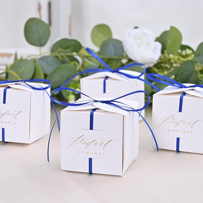Double Face Cobalt Blue Satin Thin Ribbon 1/8 inch X 50 Yards Polyester Cobalt Blue Ribbon for Gift Wrapping Very Suitable for Weddings Party Hair Bow Invitation Decorations and More