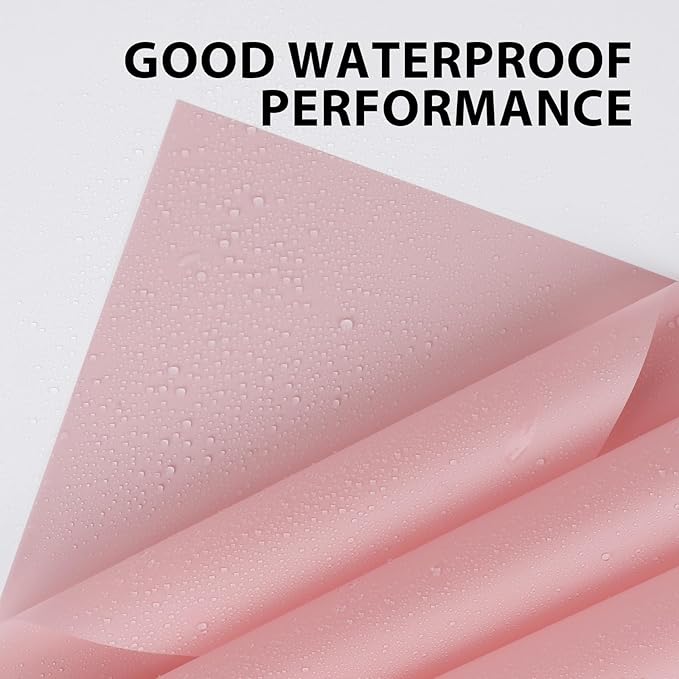FUHITIM 20 Sheets Flower Wrapping Paper -Waterproof Floral Bouquet Wrapping Paper Used for DIY Crafts, Gift Packaging, Florist Supplies Packaging Paper for Wedding Birthday Gift (Misty Light Pink)
