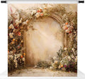 Kate Flower Wall Backdrops Arch Pregnant Wedding Party Supplies Photo Shoot Portrait Photo Background, 8x8ft