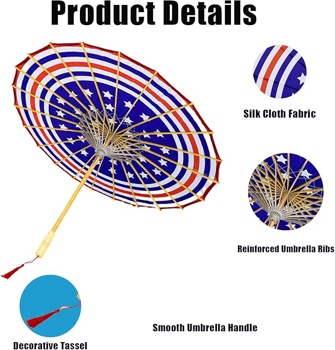 33" Handmade Oiled Parasol Bamboo Silk Umbrella Chinese Japanese Art Classical Dance Umbrella Plum Blossom for Wedding Parties Photography Costumes Cosplay Decoration and Other Events